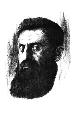 Portrait of Herzl, from 